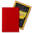 Dragon Shield Japanese Size Card Sleeves Matte Crimson (60)